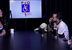 tifany rocha teases in sheer red during her naughty swing cast interview part 2
