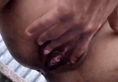 Bangladeshi Village Girl Fingers Tight Pussy in Bathroom Solo