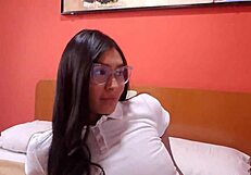 young college girl sneaks with stepdad for secret fun time
