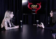 Check out naughty interview with Melina Khalifa full of lingerie teasing on Porn Cast Brazil part 3