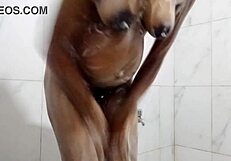 Pregnant Stepmom Bathes Begs Skinny Housewife Fuck Big Natural Tits