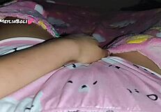Cute latina fingers shaved pussy before uni to seduce teacher