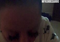 Milf prostitute deepthroats monster black cock till cum floods her mouth slo mo
