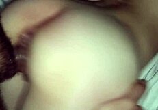damn my girlfriend's hairy tight pussy felt amazing creampied on ass