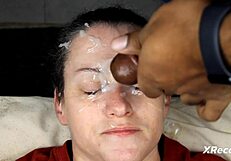 Eye-Filling Bukkake Facials from Homemade Cumshot Compilation