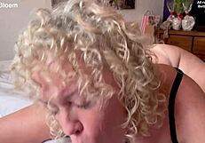 Step Mommy's Juicy Pussy Milks Her Disabled Boy's Cock in Bedroom