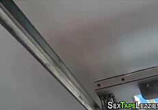 petite blonde lesbians finger each other in homemade hd sextape