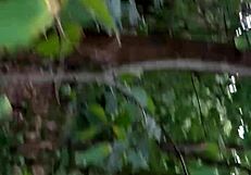 Our Secret Forest Fuck Licking Pussy to Orgasm Without Anyone Knowing