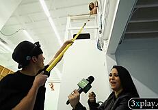 i crave that blindfolded guy slamming dildo in my brunette twat