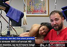 raya nguyen's petite natural tits bounce as i suck dick pov cum blast