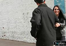 i crave that blindfolded guy slamming dildo in my brunette twat