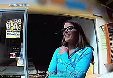 shy czech teen heads to the mall for some public fun with her cute friends