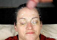 Eye-Filling Bukkake Facials from Homemade Cumshot Compilation