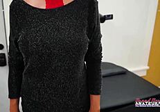 kinky nerdy blonde diana pounded deep doggy and facial cumshot