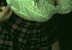 my school mistress kicks my balls hard then straps me deep