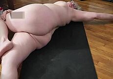 hot milf flows through naked yoga poses perfect for your jerkoff session