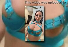angela white's massive natural tits make my fleshlite sessions explode with cum