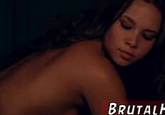 Naive Blindfolded Teen Tourista Bound in Taxi BDSM