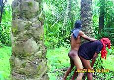 stepson fucks me doggy hardcore on the farm making me cum