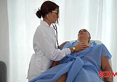 Dr nympho ashley saenz blows and fucks quickie style
