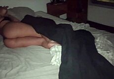 I sneak into my stepdaughter's room and fuck her hard in this homemade amateur video!
