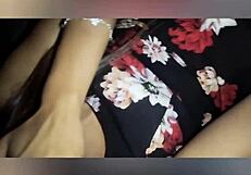 damn i'm so hot on the street i hop in my boyfriend's car but tease him by touching myself leaving him desperate to fuck me for real
