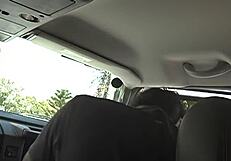 wanna see this sexy blonde ride stallion cock cowgirl in car with shaved pussy licking?
