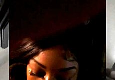 oiled black tits squeezing massive cock in titty fuck rhythm