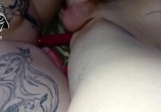 wanna see this cute blonde reverse cowgirl on monster cock with her small waist?