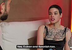 Saba Lapiedras dives into her first thrilling threesome fun
