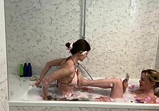 Maya Rose's Steamy Lesbian Bathroom Fetish Ignites Hidden Cravings