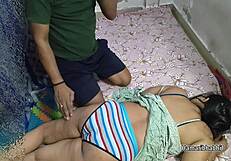 deep feelings surge in raw indian desi chudai with auntie passion