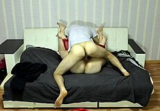 this mature milf flashes her huge tits then gets fucked hard by her man