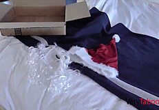 stepdad as saint nick tempts ariana marie with hidden thrill