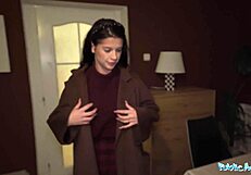 Public Agent Grabs Lonely Party Girl for Secret Outdoor Casting