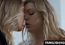 hey cute school stepsis blair williams and giselle palmer kiss and trib to female orgasm