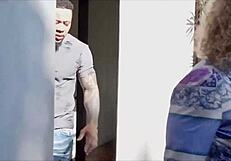Sara Jay's Massive Tits and Big Ass Take Eddie Jaye's Cumshot Hard!