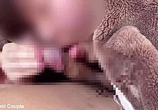EROTIC WIFE SNEAKS Into STEP-SON's Bed For MORNING HEAD Tease And Thick CUMSHOT Handjob!!