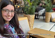 who knew nerdy glasses girl craves rough outdoor facials?