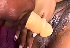 do intense ebony lesbians crave huge strap-on deep pussy pounding?