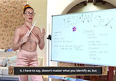 wanna learn lesbian scissoring sex from hot teacher?