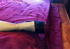 petite redhead wife in pantyhose heels and stockings blows husband bends over for doggystyle after work