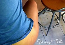 tight latina babe mariangel belle bends ass out kitchen for hard fuck