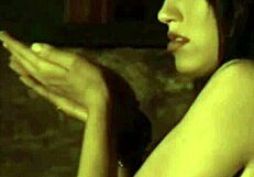 sexy indian brunette dances nude teasing erotically in her softcore ritual fun session