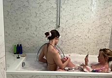 Maya Rose's Steamy Lesbian Bathroom Fetish Ignites Hidden Cravings