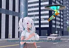 giantess humps massive building with huge ass and tits