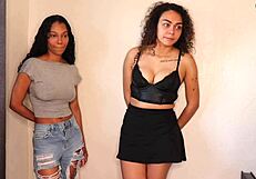 Shy Ebony Teen Mara Luv Swallows Cum In Debut Hardcore Group Deepthroat Blowjob
