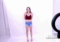 daddy, this model's pussy audition ends with your cum swallow?