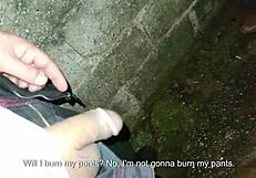 ever tried peeing and banging behind a church?