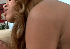 black milf cougar florence dolce straps emily benjamin's shaved pussy hard